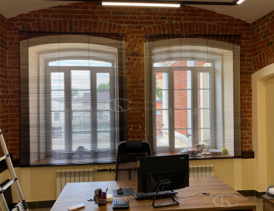 Горизонтальные алюминиевые жалюзи